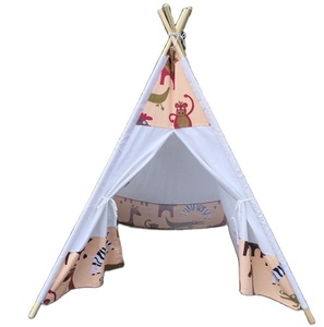 <span class=keywords><strong>Tienda</strong></span> de dormir <span class=keywords><strong>Tipi</strong></span> de lona de algodón para niños de alta calidad - Product Image 1
