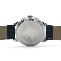 Uxury-reloj analógico de acero inoxidable con correa de cuero genuino, accesorio de pulsera de cuarzo apanese