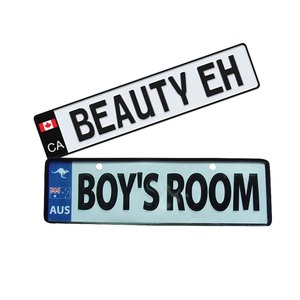 Placa <span class=keywords><strong>de</strong></span> Matrícula Reflectante Personalizada con Relieve <span class=keywords><strong>de</strong></span> <span class=keywords><strong>la</strong></span> <span class=keywords><strong>Unión</strong></span> <span class=keywords><strong>Europea</strong></span> para el Reino Unido - Product Image 2