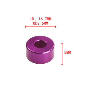 Aluminum Spacer <b>Washer</b> Set 6mm 4pcs for <b>Car</b> Tuning Interior Exterior Upgrade - Product Image 3