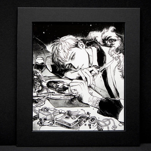 <span class=keywords><strong>Affiche</strong></span> Giclée encadrée en carton sans acide avec illustration photo de célébrité, peinture décorative artistique - Product Image 6
