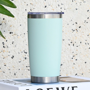 Vaso Térmico Premium de Acero Inoxidable de 20 oz con Tapa Transparente para Bebidas Frías y Calientes - Product Image 1