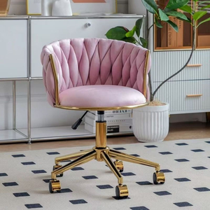 Fauteuil de luxe doré avec accents, design moderne et populaire, idéal pour la maison, le bureau, la loisirs, la salle de maquillage, la chambre à coucher, la salle de dressing et le salon. - Product Image 2