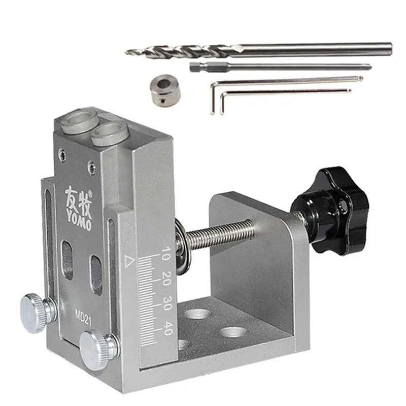 Модернизированный Карманный кондуктор с косым отверстием, локатор с ступенчатым сверлом, отвертка для столярных работ, оборудование для деревообработки