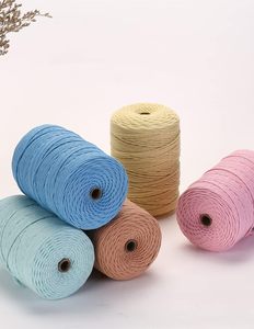 Cordón de Algodón para Macramé de 4mm al por Mayor, Hilo de Macramé, Cuerda de Algodón para Macramé - Product Image 2