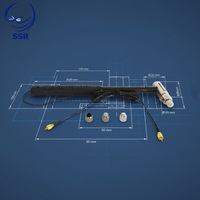 Capteur de force d'impact 2kN - Transducteur électrique pour analyse modale et mesure des vibrations, marque SSR, modèle LC-01A, prise latérale L5