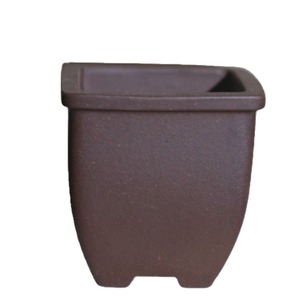 Miniature Purple Clay Flower Pot <b>Square</b> Tiny Bonsai <b>Planter</b> Desktop Ornament - Product Image 5