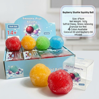 Balle compressible en forme de baie de laurier de 6 cm, effet granulaire de glace, jouet à presser aux fruits, faite à la main avec huile de coco, pour smoothie, vente en gros