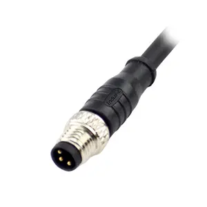 Yellow 3 pin assembly power cable m8