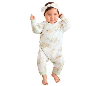 Mono de bebé de algodón puro October Crystal, 0-6 meses, con abertura frontal, serie Little Weather - Product Image 5