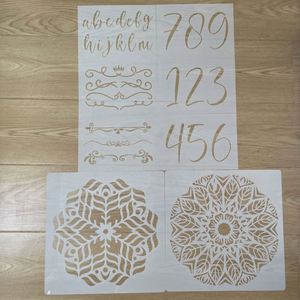 Plastic Size Stencil Diy <b>Painting</b> Drawing Templates <b>for</b> <b>Stones</b> Floor Wall Tile Fabric Wood 0.25Mm Thick Custom - Product Image 3
