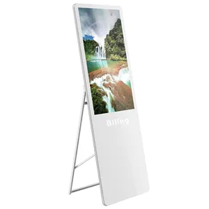 Wireless kiosk portable LCD Digital Signage 32 inch mall kiosk sale taxi roof top advertising signs with long life