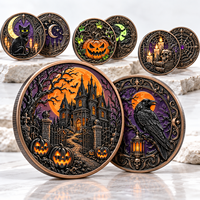 Pièces de monnaie personnalisées pour Halloween, pièces de monnaie en métal personnalisées pour les fêtes, les festivals, les événements, les cadeaux et les collectionneurs