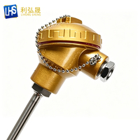 Termopar Industrial Tipo K de 1000°C, Termistor de Resistencia Térmica, Sensor de Temperatura con Sonda de Acero Inoxidable
