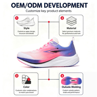 Chaussures de course légères OEM ODM, tige en mesh extensible, semelle intermédiaire en EVA, baskets d'entraînement athlétique toutes saisons, unisexe