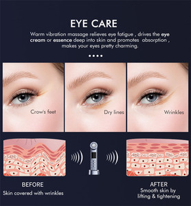 Masseur électrique portatif à micro-courant pour le visage et le corps, appareil de beauté vibrant pour le soin de la peau du visage et des <span class=keywords><strong>yeux</strong></span>, usage domestique - Vente chaude - Product Image 4