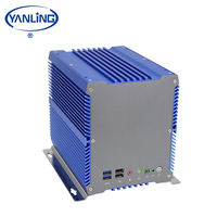 Venta de OEM Núcleo industrial sin ventilador I5 I7 7th Gen PC 9 36V Entrada amplia 6 COM PCIE Ranuras PCI Automatización Computadora médica integrada