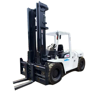 Hot Sale Japan Original Heavy Duty Used <b>Forklift</b> TCM100 10 Ton Diesel <b>Forklift</b> for Port Tested low Hours CE Certified - Product Image 1