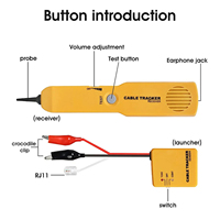 Portable RJ11 réseau testeur de câble téléphonique traqueur de fil diagnostiquer le détecteur de ligne de tonalité outils de mise en réseau