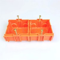 Boîtier électrique à haut rendement commercial, interrupteur carré 7cm*7cm*4.2cm, modèle INGELEC 1078-l-286