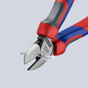 Knipex Cisailles latérales 1/2 po de largeur de mâchoire, pointe lisse, qualité industrielle, acier au chrome vanadium, fabriqué en Allemagne, modèle 70-180 - Product Image 1