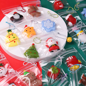 Jouets anti-stress de la série de Noël très populaires : boules de pâte à modeler super mignonnes en forme de bonhomme de neige, sapin de Noël et Père Noël - Product Image 5
