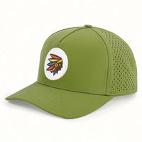 Casquette de baseball pour homme avec logo en caoutchouc personnalisé, visière incurvée, 5 panneaux, 100% polyester, protection EMF, fabriquée par une usine OEM certifiée BSCI