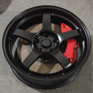 Nuevos Rines de Aleación de Aluminio Fundido de 15-16-17-18-19 Pulgadas 5x100/114.3/108/112 de Cinco Radios en Negro Hiperbrillante para Honda y <span class=keywords><strong>Cooper</strong></span> - Product Image 3