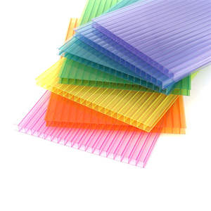 Plaque solaire en <span class=keywords><strong>polycarbonate</strong></span> multicouche transparente colorée moderne, résistante aux rayures, protection UV, ignifuge pour puits de lumière - Product Image 4