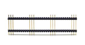 Connecteur d'en-tête de broche de pas de 2.0mm double rangée droite SQ0.5mm H4.0mm Double plastique 2*33P - Product Image 3