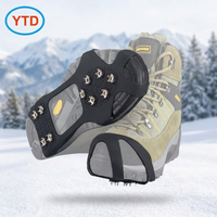 Bottes légères d'hiver à poignée de glace Style d'orteil de sécurité extérieur avec position supérieure antidérapante et semelle intérieure en caoutchouc