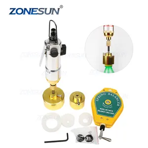 ZONESUN ZS-XG800 Manual Pneumatic Bottle Capping Machine Screwdriver Set Aircrew Driver Bottle Capper Tools