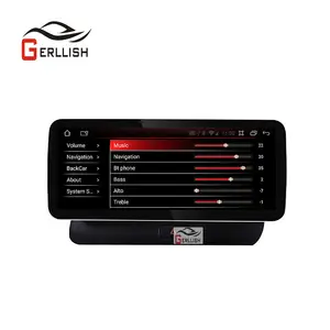 Pemutar Multimedia Radio Mobil Navigasi GPS Auto Carplay Android Kiri/Kanan untuk Audi Q5 2009-2017
