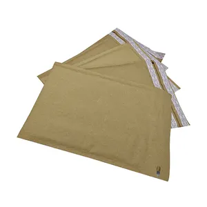 Enveloppe express rembourrée compostable sacs d'expédition en papier kraft en nid d'abeille biodégradable antichoc