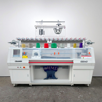 Machine à tricoter plate automatique à jacquard informatisé pour pulls, chaussettes, gants, écharpes, chapeaux, empeignes de chaussures - Usage domestique