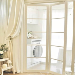 <span class=keywords><strong>Puerta</strong></span> de Vidrio <span class=keywords><strong>Tipo</strong></span> Acordeón de Vidrio Transparente con Material de Aleación de Aluminio - Product Image 3