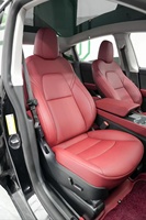 OEM Tesla Model Y Premium Leder Autositzbezüge Komplettset Passgenau Auto-Zubehör Sitzkissenbezug für Tesla Model Y
