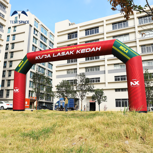 Arco de entrada de aire inflado de línea de meta y salida de deportes de carrera de marca <span class=keywords><strong>con</strong></span> logotipo para publicidad arco inflable portátil personalizado - Product Image 1