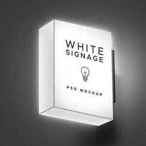 Panneau de publicité en acrylique personnalisé, boîte à lumière Led pour l'extérieur, enseignes lumineuse - Product Image 3