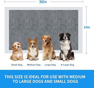 Tapis multifonctionnels pour chiens en charbon actif doux, confortables, vente en gros, tapis absorbants pour animaux de compagnie - Product Image 4