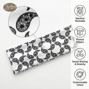 Bandas Elásticas para el Cabello con Estampado Deportivo Jachon, Bandas para el Cabello de Yoga Absorbentes de Sudor, Diadema para Mujeres y Hombres, Banda para la Cabeza para Correr al Aire Libre, Pañuelo para la Cabeza - Product Image 3