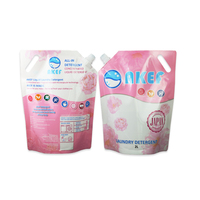 Sac à savon en plastique avec bec montant, universel, emballage de détergent de lessive, liquide de lavage