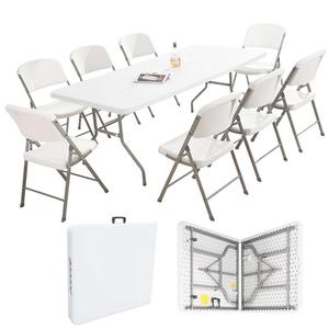 Bán Hot Nhà Hàng Bàn Ghế Cưới Kim Loại 6ft Nhựa Gấp Bảng - Product Image 5