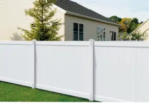 White Pvc Fence Vinyl Fence Panels