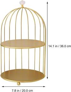 Support de rangement cosmétique minimaliste demi-doré en gros, étagère de coiffeuse, support de comptoir, étagère de salle de bain en métal - Product Image 5