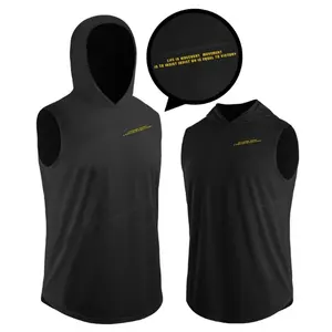 Homens Quick-Dry Basketball Jersey respirável Sports Shirt Basketball Sleeveless Training Hoodie logotipo personalizado e padrão