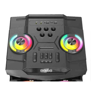 Enceinte de fête double 12 pouces Parlante Big TWS rechargeable de bonne qualité avec lumière cool, double microphone sans fil BK-1230 DR-1230 - Product Image 5