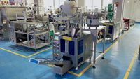 Machine d'emballage automatique à 2 bacs pour le comptage, le remplissage, la fermeture et l'emballage de clous, fixations et quincaillerie