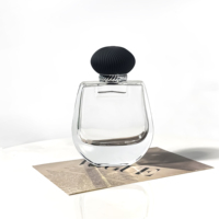 Bouteille de parfum de luxe à vendre, bouteille d'huile d'olive, emballage pour épices, vaporisateur, atomiseur transparent, bouteille de parfum de 80 ml