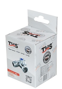 Válvula en T de latón cromado 1/2"M×3/4"M×1/2"F |   Trilateral |   THS Thermostyle ® - Product Image 4